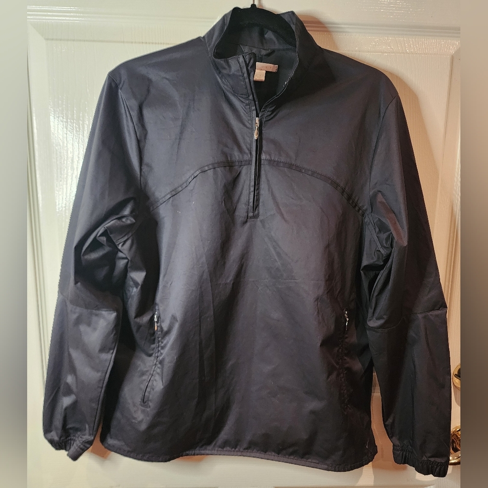 Nike Golf Black Utility Jacket Lightweight Athletic